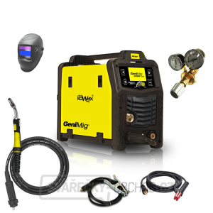 KOWAX GeniMig®240DP LCD SET 1a + Hořák 4m + kabely 3m + ventil + kukla gallery main image