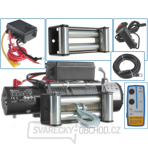 Elektrický lanový naviják 4500 W/12 V, 5,44 t, pro větší offroad, odtah - GEKO gallery main image