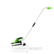 GEKO Aku nůžky na trávu a živý plot s teleskopickou násadou 3,6V gallery main image
