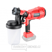 Pistole stříkací HVLP aku SHARE20V, 20V Li-ion, bez baterie a nabíječky gallery main image