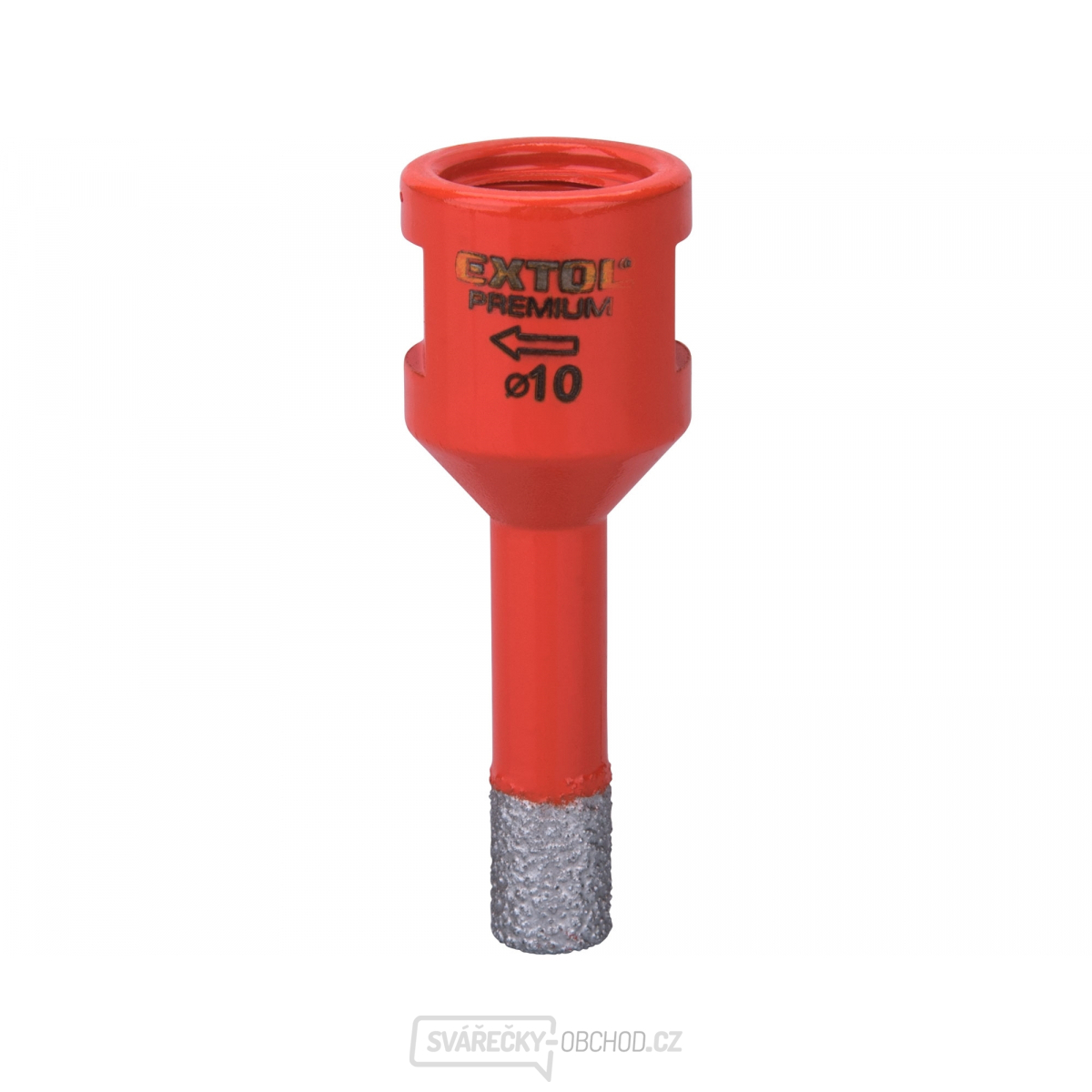Korunka vykružovací diamantová, O 10mm, závit M14