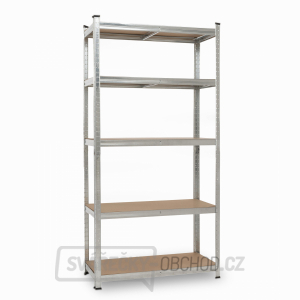 KREATOR KRT674001 - Kovový regál 180 x 90 x 40cm, 5 polic, 875kg gallery main image