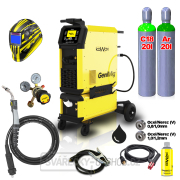 KOWAX GeniMig®355DP LCD5 + Vodní chlazení + Kukla + Hořák + Láhev Co2 + Láhev Argon  gallery main image