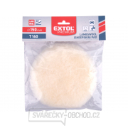 Kotouč leštící vlněný, ovčí rouno, T160, ⌀150mm, suchý zip Náhled