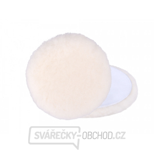 Kotouč leštící vlněný, ovčí rouno, T160, ⌀150mm, suchý zip gallery main image