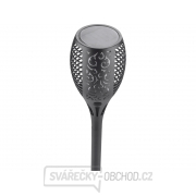 Pochodeň LED s plamenem, 58cm, solární nabíjení, 33 LED Náhled