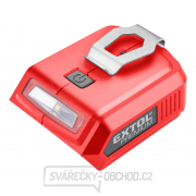 Nabíječka aku pro USB zařízení, se světlem, SHARE20V, bez baterie, 5V/2A gallery main image
