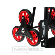 Přepravní vozík skládací, schodišťový - rudl 150kg GEKO Náhled