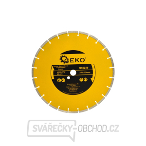 Kotouč diamantový řezný segmentový GEKO, 350x8x25,4mm gallery main image