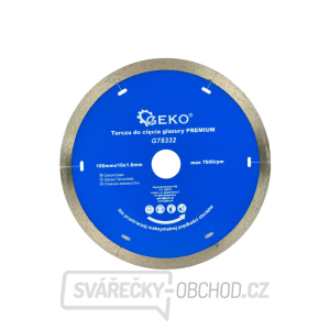 Kotouč diamantový řezný celoobvodový GEKO 180x10x22,2mm  gallery main image