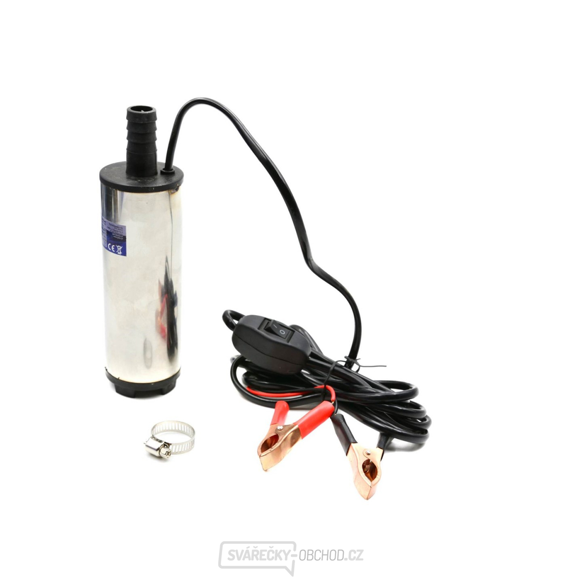 Mini čerpadlo na naftu GEKO, 24V, 25l/min, průměr 52mm, 60W 