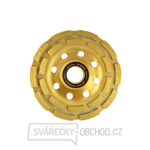 Kotouč diamantový hrnkový brusný dvouřadý GEKO, 125x5x22,23mm  gallery main image
