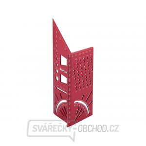 Úhelník truhlářsky 3D víceúčelový Fortum, 215x72x63mm gallery main image