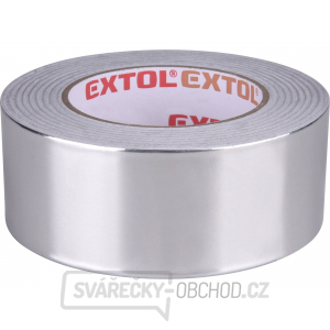Páska lepící ALU EXTOL PREMIUM, hliníková, 50mm x 50m tl. 0,03mm, akryl. lepidlo gallery main image