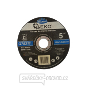 Kotouč řezný na kov GEKO, 125x1,0mm  gallery main image
