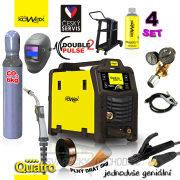 KOWAX GeniMig®240DP LCD + Hořák + Kukla + Ventil + Podvozek + Láhev Co2 + Sprej + 5Kg Drát + Kabely Náhled