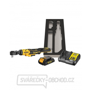 Aku bezuhlíková račňa s otvorenou hlavou DeWalt DCF513D1G 18V 3/8