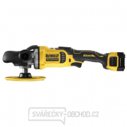 Aku bezuhlíková rotačná leštička 125 mm - 180 mm DeWALT DCM849P2 Náhľad