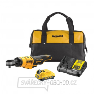 Aku bezuhlíková ráčna s otevřenou hlavou DeWALT DCF503D1 12 V 3/8