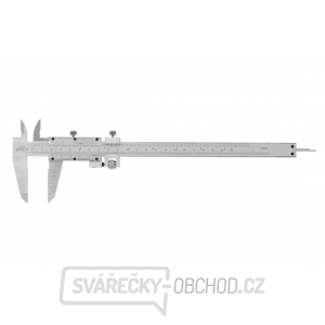 Posuvné měřítko s vnitřním měřením a hloubkoměrem KINEX 300 mm, 0,05 + 1/128 inch, jemné stavění, DIN 862 Posuvné měřítko s vnitřním měřením a hloubkoměrem KINEX 300 mm, 0,05 + 1/128 inch, jemné stavění, DIN 862