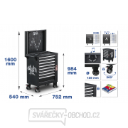 BGS 4106, Dílenský vozík | 8 zásuvek | se 263 nástroji Náhled