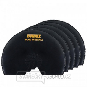 5 ks půlkulatých pilových listů 100mm dřevo s hřebíky (5 x DT20708) DeWALT DT20728 5 ks půlkulatých pilových listů 100mm dřevo s hřebíky (5 x DT20708) DeWALT DT20728