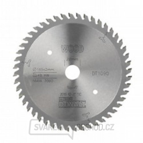 Pilový kotouč pro ponorné pily 165x20mm 48z ATB 0° DeWALT DT1090
