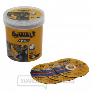 Kotouč na nerezovou ocel 125x1,0 mm 100ks DeWALT DT20540 gallery main image