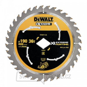 Pilový kotouč 190mm, 36 zubů pro aku pily DeWALT DT40271 gallery main image
