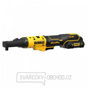 Aku ráčna s 1/4’’+ 3/8” čtvercovou výměnnou hlavou a s 1/4” Hex výměnnou hlavou 12V 2x3,0Ah DeWALT DCF500L2G gallery main image