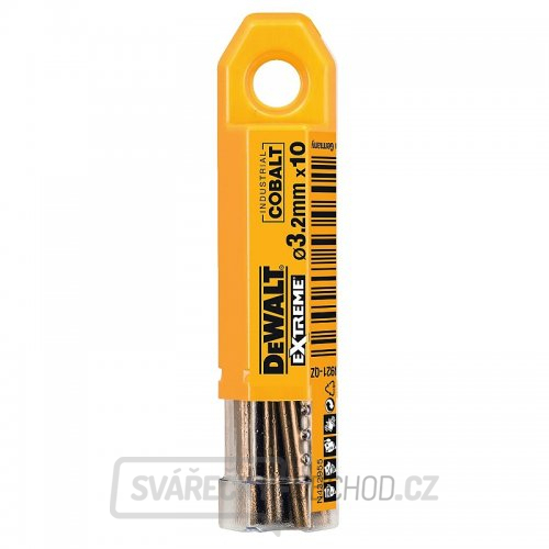 Vrták do kovu HSS-E COBALT 3,2×65mm (10ks) DeWALT DT4921