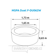 Vířivý bazén MSPA Duet F-DU062W Náhled