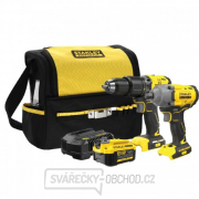 Kombo sada bezuhlíkového aku nářadí V20 18V 1x4,0Ah Stanley FatMax SFMCK217M1S gallery main image