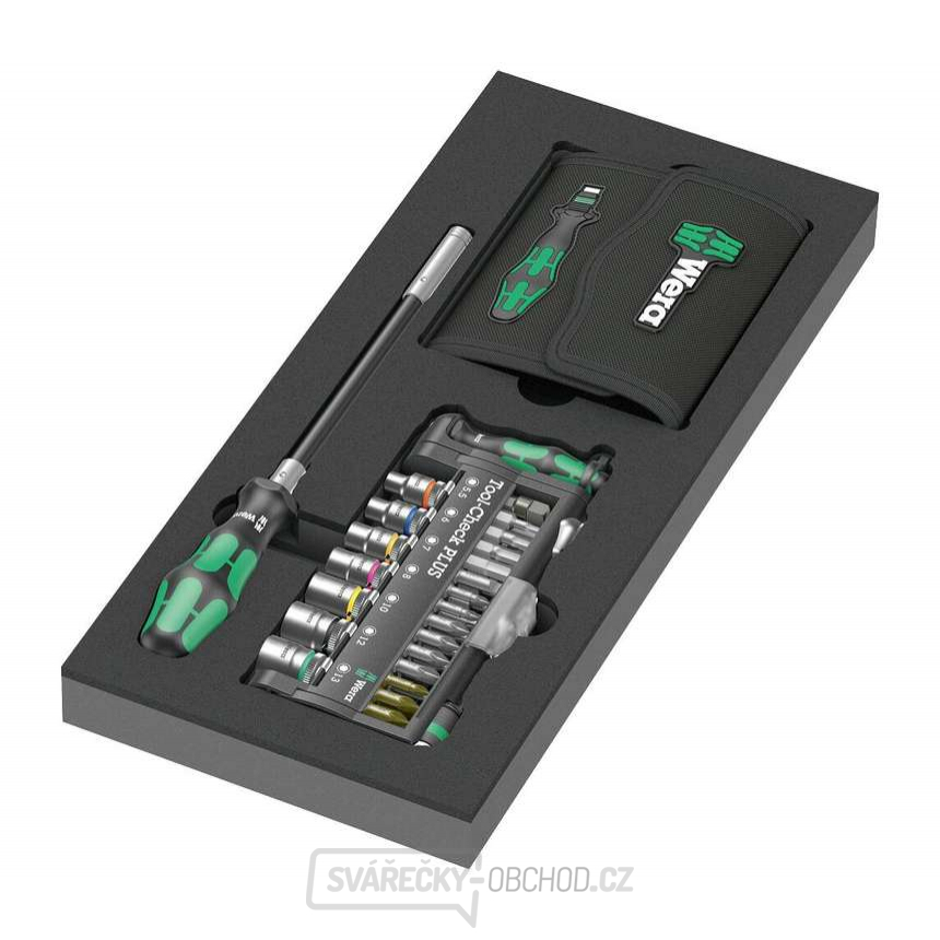 Wera 150150 Šroubovací bity Kraftform Kompakt a Tool-Check PLUS v pěnové vložce typ 9750, Set 1 (Sada 57 dílů)