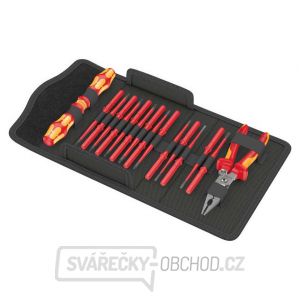 Wera 136027 Elektrikářské šroubováky Kraftform Kompakt VDE 17 extra slim 1 (Sada 16 dílů) gallery main image