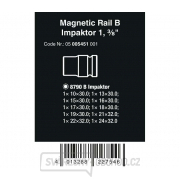 Wera 005451 Nástrčné hlavice 3/8" šestihran 10 ÷ 24 mm Impaktor 1, Typ 9607 na liště (Sada 10 dílů) Náhled
