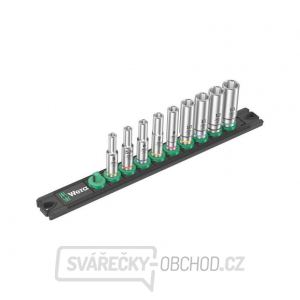 Wera 005410 Magnetická lišta A Deep 1 se sadou prodloužených nástrčných hlavic 5 ÷ 13 mm typ 8790 HMA Deep 1/4" (Sada 9 dílů) gallery main image
