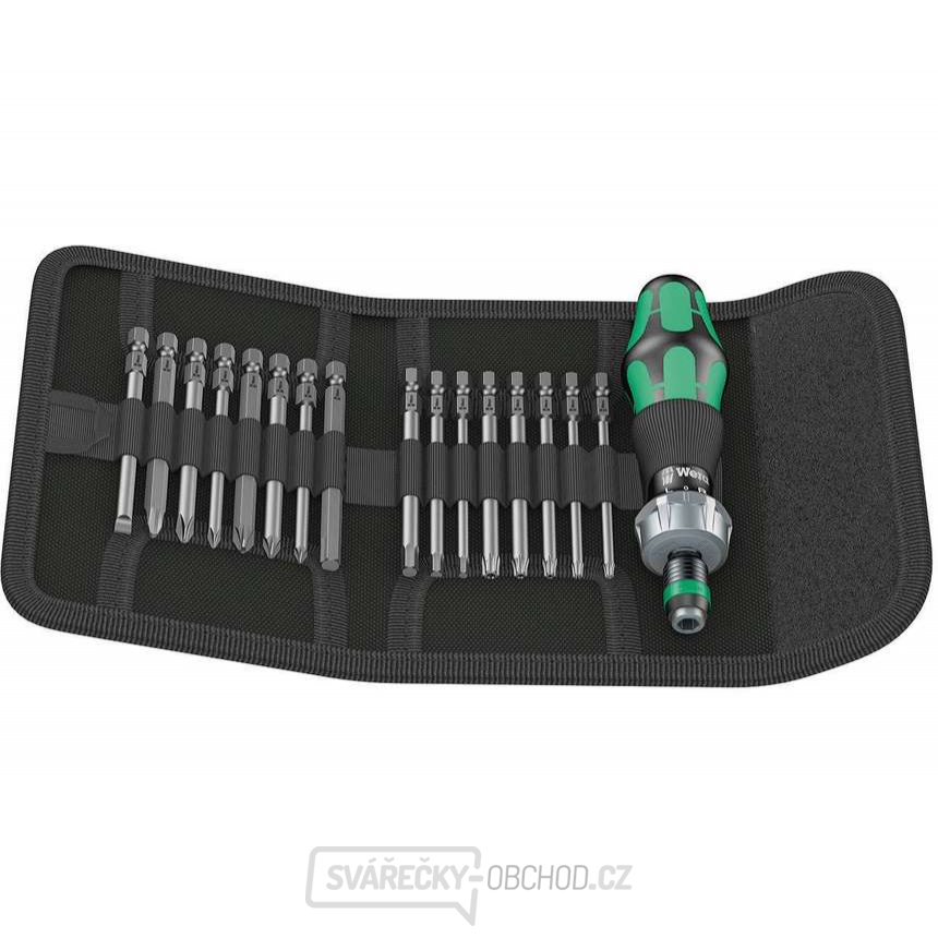 Wera 051040 Houževnaté bity Kraftform Kompakt 60 RA s držákem 816 RA (Sada 17 dílů)