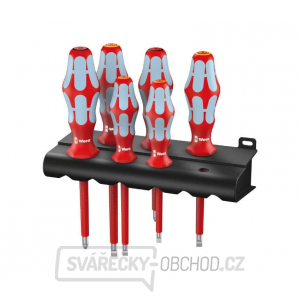 Wera 022745 Sada šroubováků Kraftform VDE 3165 i/6, izolované, nerezová ocel, profil Lasertip (6 dílů + stojánek) gallery main image