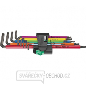 Wera 024480 Zástrčné klíče 967/9 TX XL Multicolour 1. Sada 9 ks dlouhých Torx klíčů gallery main image