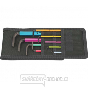 Wera 022639 Zástrčné klíče inbus 950/9 Hex-Plus Multicolour Imperial 1, palcové, BlackLaser  (Sada 9 dílů) gallery main image