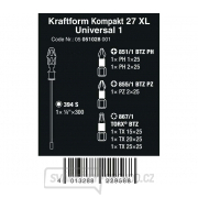 Wera 051028 Držák bitů 300 mm Kraftform Kompakt 27 XL Universal 1 včetně bitů (Sada 7 dílů) Náhled