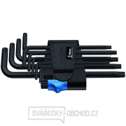 Wera 024244 Zástrčné klíče Torx 967/9 TX HF 1 s přidržovací funkcí, BlackLaser (Sada 9 dílů) gallery main image