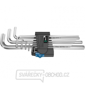 Wera 022130 Šestihranné klíče Wera 950/9 L Hex-Plus HF 1, chromovaná s přidržovací funkcí (9 ks) gallery main image