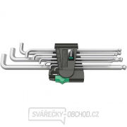 Wera 073594 Zástrčné klíče PKLS 950/9 Hex-Plus 4 zkrácené. Chromované (9 ks) gallery main image