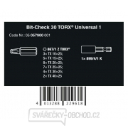 Wera 057900 Šroubovací bity 1/4" Bit-Check 30 TX Universal 1 SB (Sada 30 dílů) Náhled