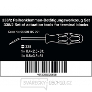 Wera 008100 Nástroje pro ovládání řadových svorek. Typ 338/2 (Sada 2 díly) Náhled