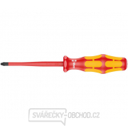 Wera 020131 Elektrikářský šroubovák Kraftform Plus PH 1x80 mm typ 162 iSS VDE, izolovaný se sníženým průměrem čepele a... gallery main image