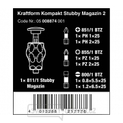 Wera 008874 Držák bitů Kraftform Kompakt Stubby se zásobníkem 2 (Sada 6 dílů) Náhled