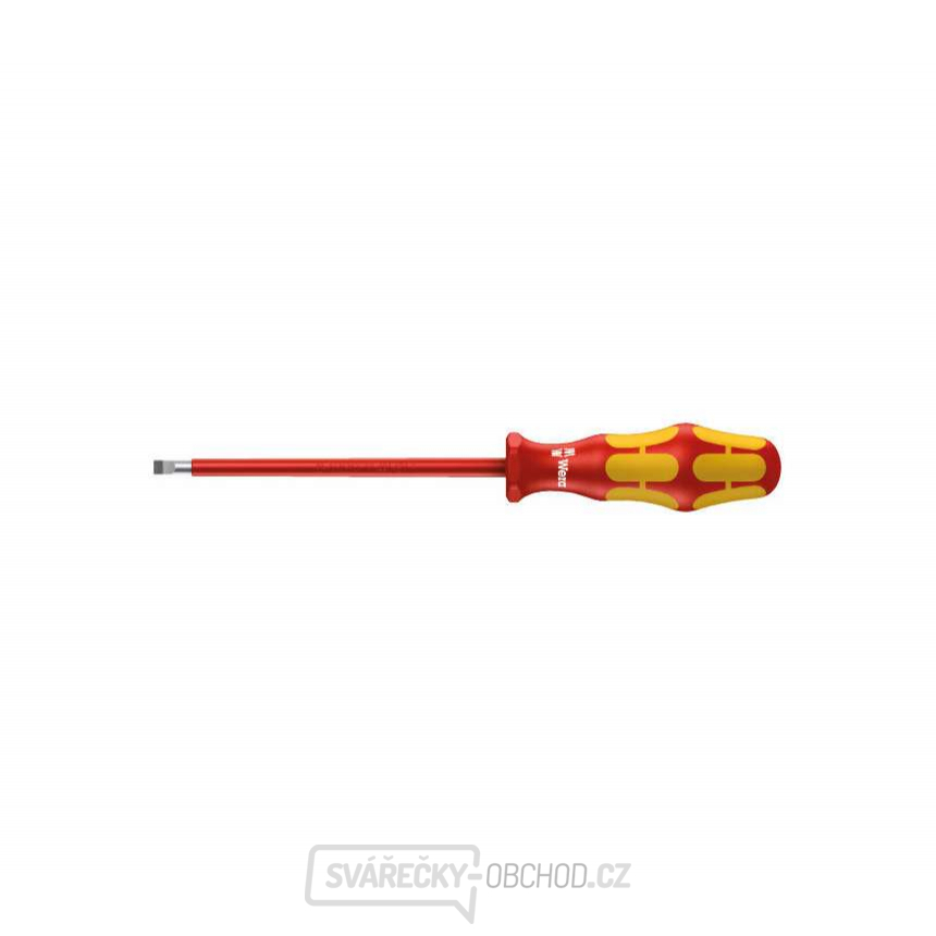Wera 006121 Elektrikářský šroubovák Kraftform Plus 1,0x5,5x200 mm typ 160 i VDE izolovaný